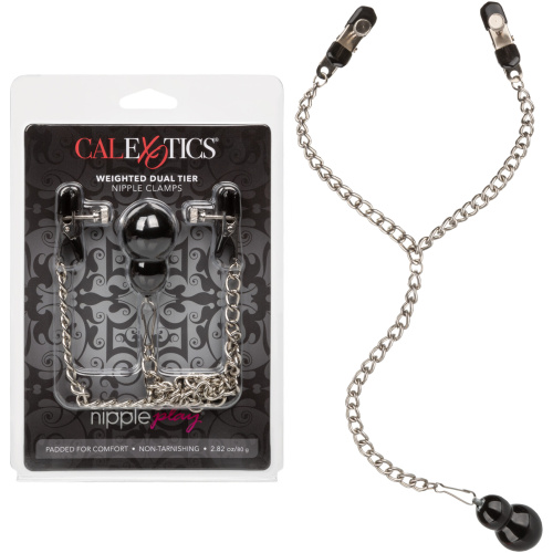 Nipple Play Weighted Dual Tier Nipple Clamps