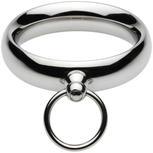 Lead Me Stainless Steel Cock Ring- 1.75