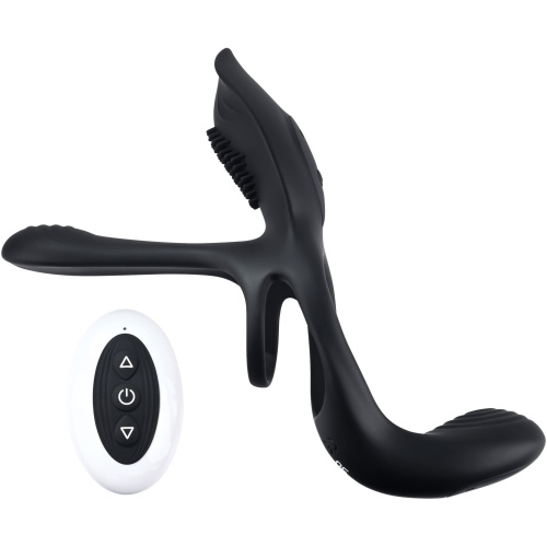 Playboy Pleasure - the 3 Way - Cock Ring - Black
