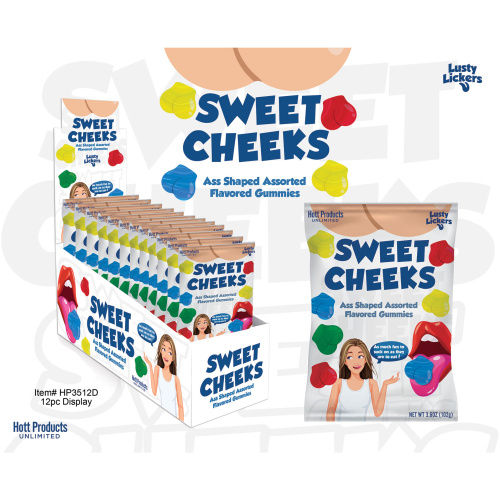Sweet Cheeks Gummies - Ass Shaped Gummies - Assorted Flavors