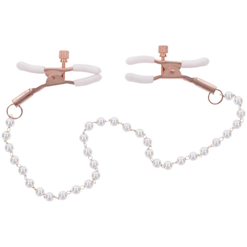 Peaches ‘N Creame Pearl Nipple Clamps - Pink