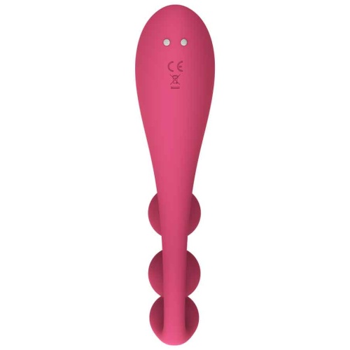Tri Ball 1 Lay on Vibrator - Red