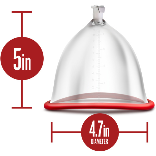 Temptasia – Breast Pump Cup – Clear