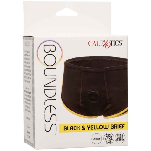 Boundless Black and Yellow Brief - 2x/3x - Black/ Yellow