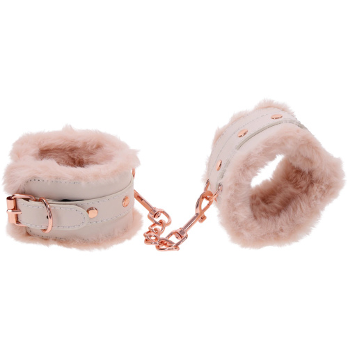 Peaches ‘N Creame Fur Handcuffs - Pink