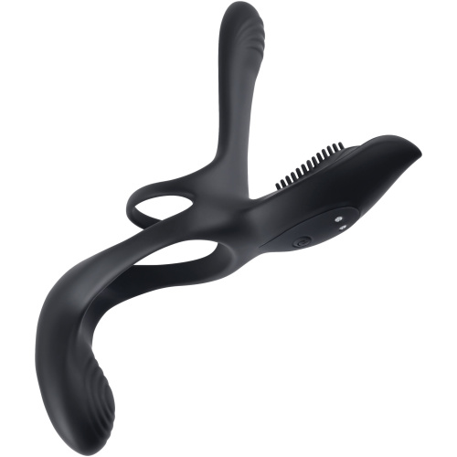 Playboy Pleasure - the 3 Way - Cock Ring - Black