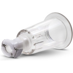 Temptasia – Nipple Pumping Cylinders – Set of 2 (1 Inch Diameter) - Clear
