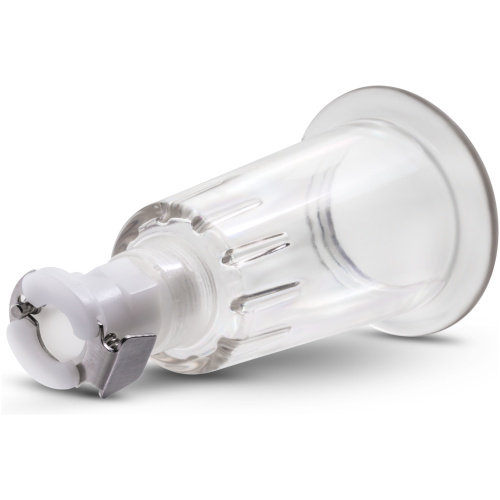 Temptasia – Nipple Pumping Cylinders – Set of 2 (1 Inch Diameter) - Clear