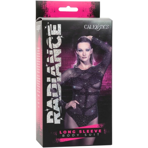 Radiance Long Sleeve Body Suit - One Size - Black
