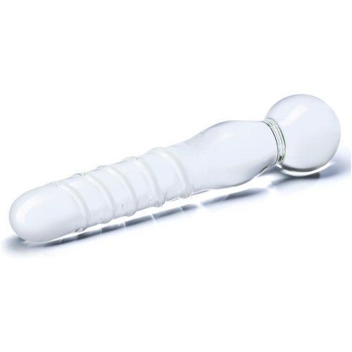 Joystick Clear Glass Dildo