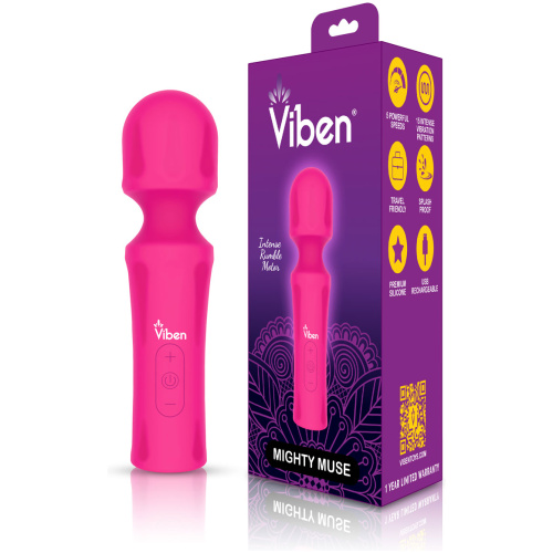 Presale Only - Mighty Muse - Hot Pink - Powerful Personal Wand - Massager