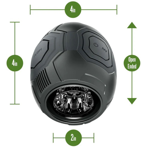 M for Men - Dome X - Vibrating Masturbator - Black