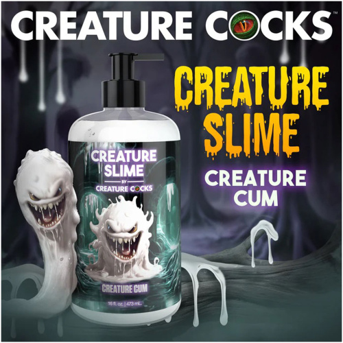 16oz Creature Slime Creature Cum Unscented Jizz - Lubricant - Clear