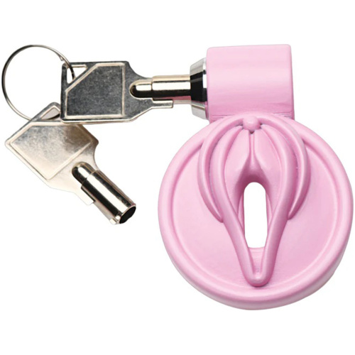 Pussification Vulva Chastity Cage - Pink