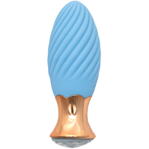 Goddess Diamond Tulip Massager - Blue