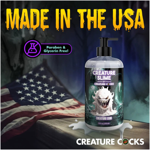 16oz Creature Slime Creature Cum Unscented Jizz - Lubricant - Clear