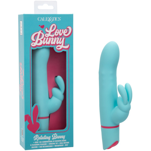 Love Bunny Rotating Bunny - Blue