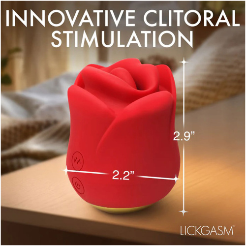 Sweet Kiss Kissing & Vibrating Clitoral Stimulator - Red
