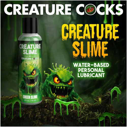 4oz Creature Slime Green Slime Water-Based - Lubricant