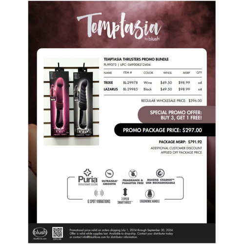 Temptasia Thrusters Promo Bundle