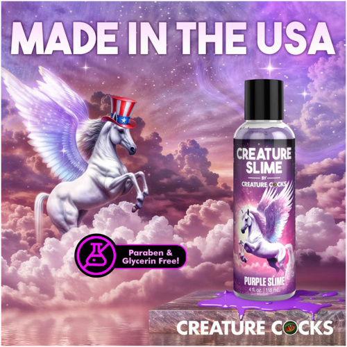 4oz Creature Slime Purple Slime Water-Based - Lubricant