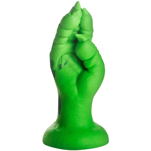 Raptor Claw Fisting Silicone Dildo - Green