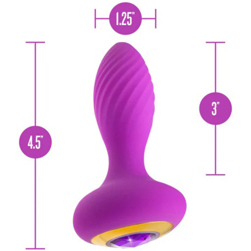 Oh My Gem - Charm Plug - Amethyst - Purple