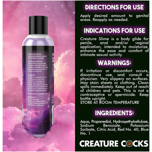 8oz Creature Slime Purple Slime Water-Based - Lubricant