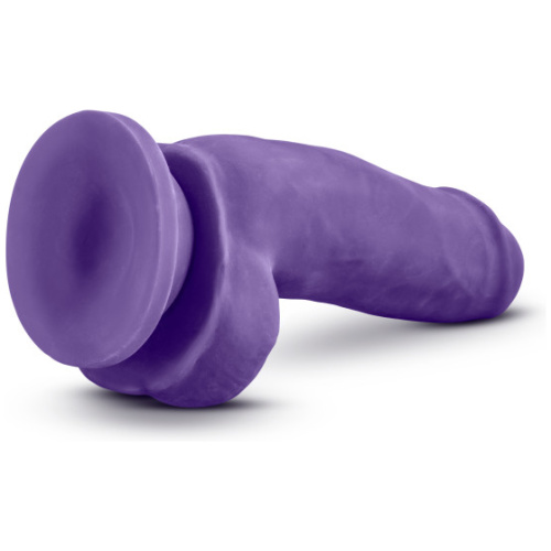 Au Natural - Bold - Beefy - 7 Inch Dildo - Purple
