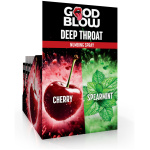 Deep Throat Numbing Spray Pop Display - Cherry/spearmint 24 Pcs