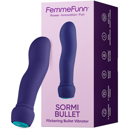Sormi Bullet Flickering Bullet Vibrator - Purple