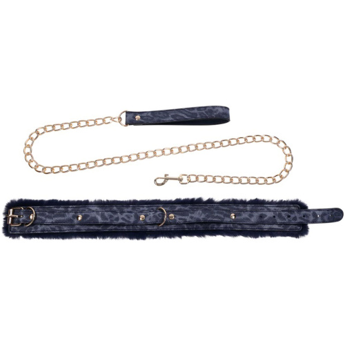 Cougar Fur Collar and Leash