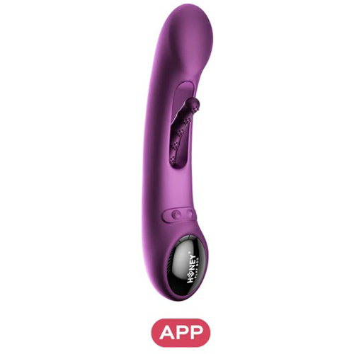 Tempo App-Controlled Tapping G-Spot Vibrator - Purple