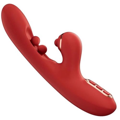 Tickler Wiggling G-Spot Vibrator - Red