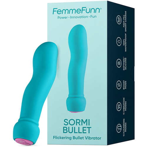 Sormi Bullet Flickering Bullet Vibrator -Turquoise