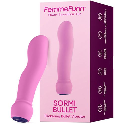 Sormi Bullet Flickering Bullet Vibrator - Pink