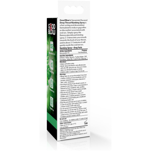 Deep Throat Spray 1oz - Spearmint
