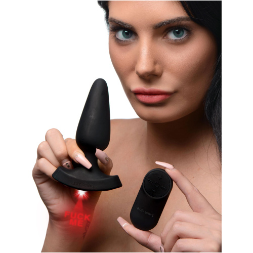 Laser Fuck Me Anal Plug With Remote Control - Small