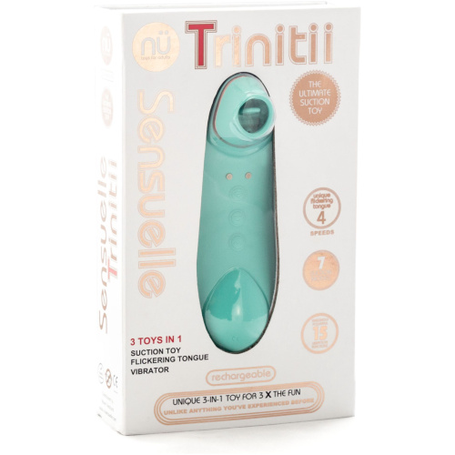 Sensuelle Trinitii 3 in 1 Vibrator - Electric Blue