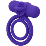 Silicone Rechargeable Dual Climaxer - Purple