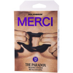 Merci - the Paradox - Silicone Covered Metal Cock Ring - 35mm - Black