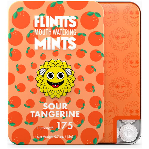Flintts Mouth Watering Mints Sour Tangerine - F-Strength 175
