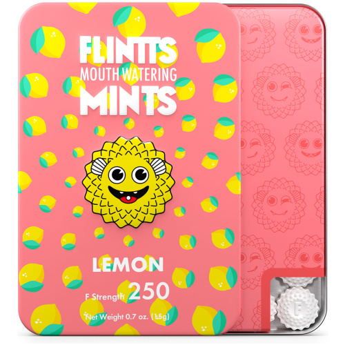 Flintts Mouth Watering Mints Lemon - F-Strength 250