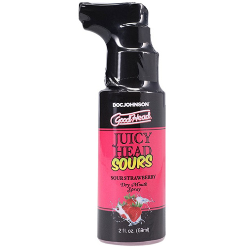 Goodhead Juicy Head Dry Mouth Spray Sour Strawberry 2 Fl Oz