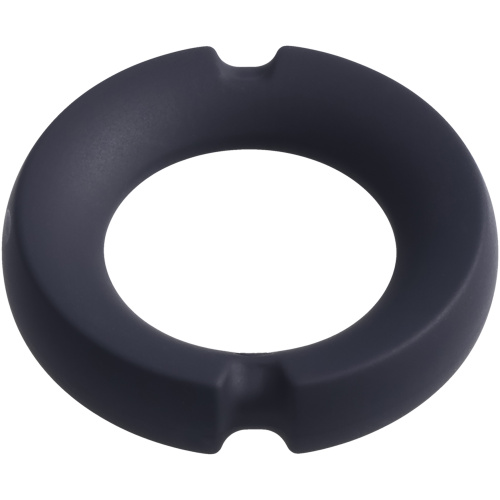 Merci - the Paradox - Silicone Covered Metal Cock Ring - 45mm - Black
