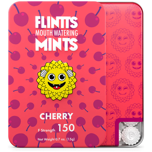 Flintts Mouth Watering Mints Cherry - F-Strength 150
