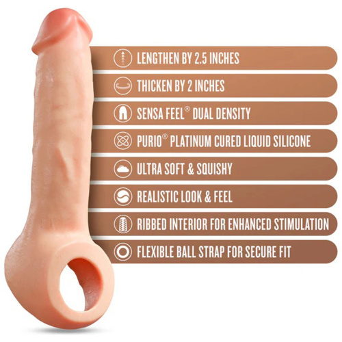 Performance Plus Thrive 2.5 Inch Silicone Penis Xtender - Beige