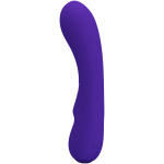 Matt Super Soft Silicone Vibrator - Purple