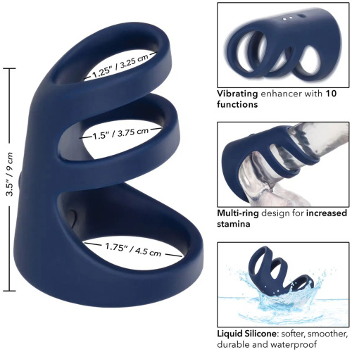 Viceroy Rechargeable Triple Cock Cage - Blue