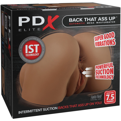 Back That Ass Up Auto Mega Masturbator - Brown